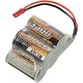 Reely bateria recetora NiMH 6V 3700mAh 5 células Sub-C Hump Pack BEC (RE-7855953)