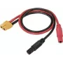 Reely cabo de carregamento XT60 conector fêmea para 2x fichas banana 4mm 30cm RE-7104525