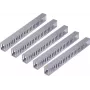 Sygonix SY-6801170 calha de cabos PVC cinzenta 40x40mm 2m