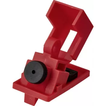 Sygonix SY-6872680 Dispositivo de bloqueio de disjuntor vermelho terminais para disjuntores MCB largura até 28,9 mm