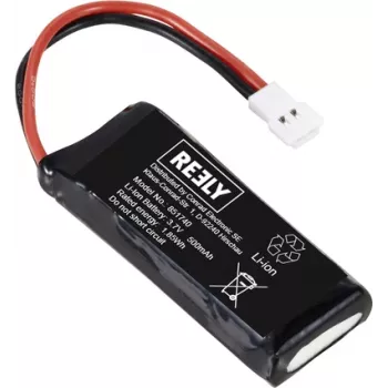 Reely Bateria de iões de lítio 3,7V 500mAh 1S softcase ficha plana RE-8647968