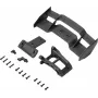 Reely Conjunto de aileron traseiro e suporte 1:10 preto (RE-7133427)