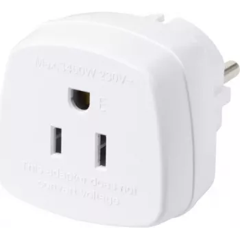 Sygonix SY-7062426 Adaptador de viagem US para Schuko com terra (SY-7062426)