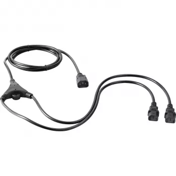 Cabo de alimentação SYGONIX SY-5042698 C13 para Schuko 2,35 m preto