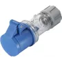 Tomada CEE Sygonix SY-5871536 16 A 3 polos 230 V/AC IP44 transparente