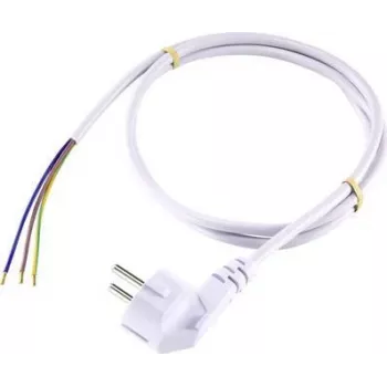 Cabo de alimentação Sygonix SY-5043486 CEE 7/7 para IEC C13 branco 1,5 m