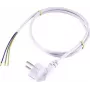 Cabo de alimentação Sygonix SY-5043486 CEE 7/7 para IEC C13 branco 1,5 m