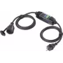 Sygonix SY-6052178 cabo de extensão com interruptor diferencial PRCD portátil 230 V/AC 3 m preto IP44