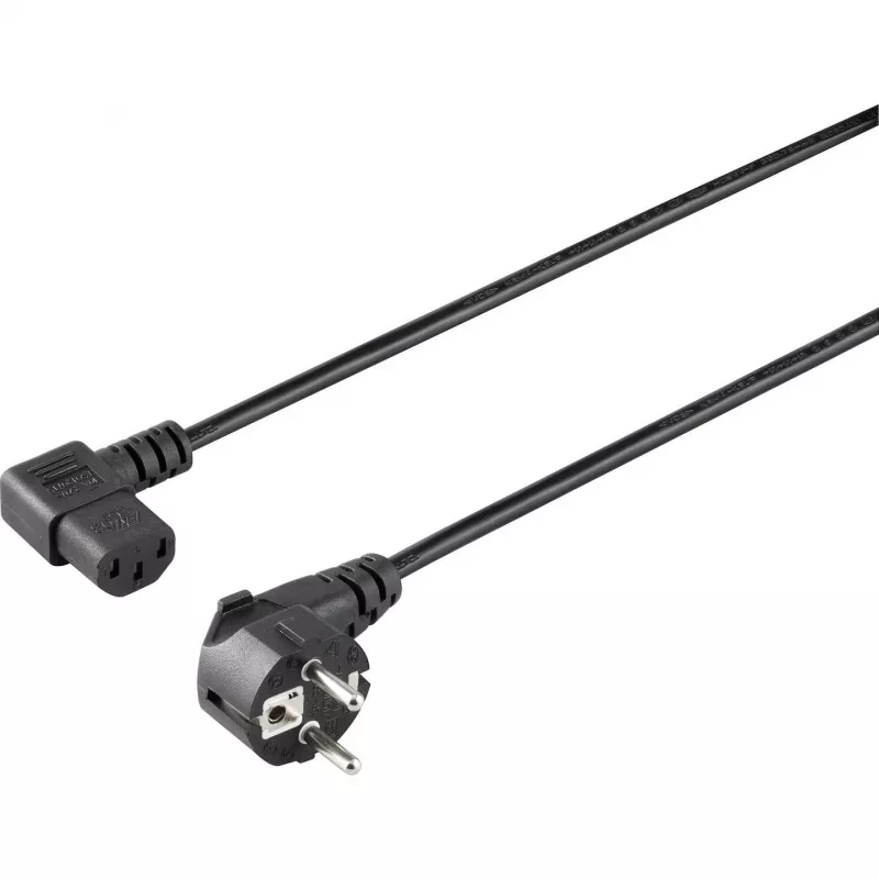 Sygonix SY-5042718 cabo de ligação para aparelhos CEE 7/7 para IEC C13, 1,5 m, preto