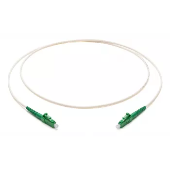 Corning LC/APC para LC/APC monomodo OS2 simplex cabo de patch de fibra ótica, 2,0 mm, branco, 20 m F222201J1Z20020M