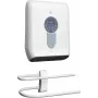 Sygonix SY-5050590 Termoventilador de casa de banho branco 2000W com ecrã LED, comando tátil e telecomando, IP22 resistente a salpicos