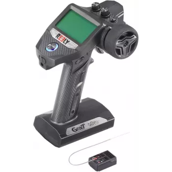 Reely Gen7 Emissor de rádio com punho tipo pistola 7 canais 2,4GHz com recetor RE-7835040