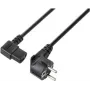 Sygonix SY-5243884 Cabo de alimentação Schuko para IEC C13 5 m preto