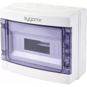 Sygonix SY-5491854 Quadro de distribuição de superfície, 12 módulos, 1 fila, branco