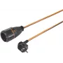 Sygonix SY-5597568 Cabo de extensão 16 A preto, laranja 5 m com bloqueio