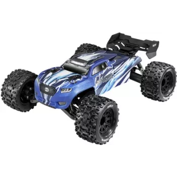 Reely Thor azul Motor escovado 1:10 Monster Truck RC 4WD RTR 2,4GHz com bateria, carregador, pilhas para o emissor RE-8597610