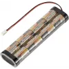 Reely Bateria NiMH para emissor 9,6V 2400mAh 8 células Sub-C Stick Futaba RE-7851444