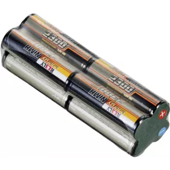 Reely Pack de baterias NiMH 9,6V 2300mAh 8x AA bloco com terminais de solda (RE-7853238)