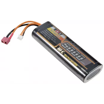 Reely Pack de baterias Li-Ion 7,4V 5000mAh 2S 10C Hardcase ficha T RE-7856532