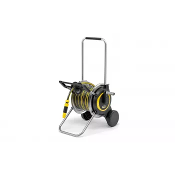 Kärcher 2.645-368.0 Carro de mangueira com mangueira PrimoFlex de 20 m, preto/amarelo