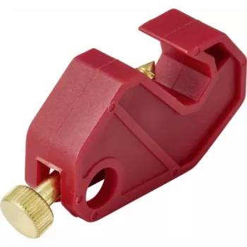 Sygonix SY-6872532 Bloqueio de disjuntor vermelho para largura de interruptor até 8 mm