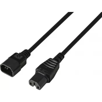 Sygonix SY-7154356 Cabo de alimentação CEE 7/7 para IEC C13 1,8 m preto