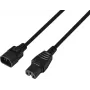 Sygonix SY-7154356 Cabo de alimentação CEE 7/7 para IEC C13 1,8 m preto