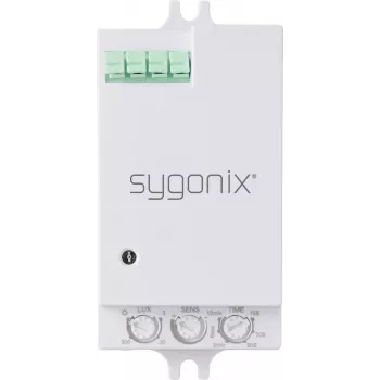 Sygonix SY-6879924 Detetor de presença PIR de teto/parede, 180°/360°, relé, branco
