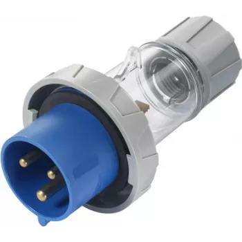 Sygonix SY-5873150 Ficha CEE para caravana 32 A 3 polos 230 V/AC IP67 transparente