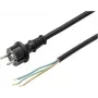Sygonix SY-6029108 Cabo de alimentação Schuko para IEC C13 3m preto