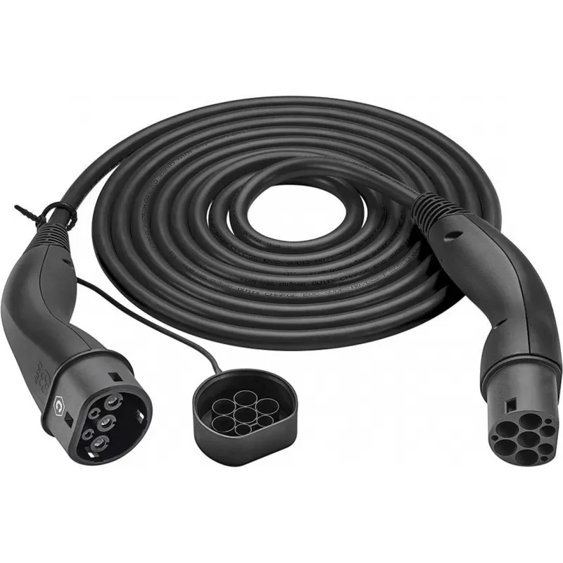 LAPP MOBILITY HELIX® Cabo de carregamento Type 2, 7,4 kW, 5 m, preto 61794