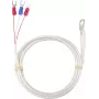 Sygonix M6 Sensor de temperatura PT100 3 fios SY-6085068 -50 a +200 °C cabo de 2 m
