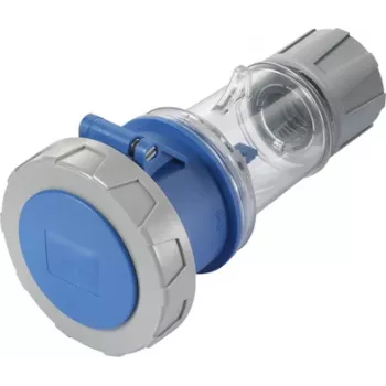 Sygonix SY-5873154 Conector fêmea CEE-CARA 32A 3 polos 230V/AC IP67 sem parafusos azul