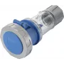 Sygonix SY-5873154 Conector fêmea CEE-CARA 32A 3 polos 230V/AC IP67 sem parafusos azul