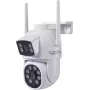 Sygonix SY-6271366 Câmara IP Wi-Fi exterior PTZ Full HD, rotação 355°, inclinação 90°, IP65, áudio bidirecional, MicroSD até 128GB, visão noturna