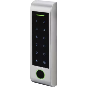 Sygonix SY-6121662 Sistema de controlo de acesso por impressão digital RFID IP66 à superfície ecrã tátil 12-18V DC