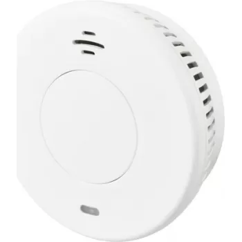 Detetor de fumo sem fios Sygonix SY-6438012 com pilha de 10 anos, interligável, branco