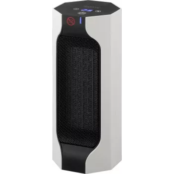 Sygonix SY-6735638 Termoventilador cerâmico PTC Branco | 2000W Termostato digital, temporizador 12h, oscilação, comando