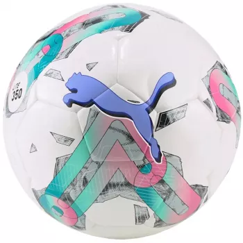 PUMA Orbita 5 Hybrid Lite 350 Bola de futebol Branco-Verde-Rosa