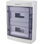 Sygonix SY-6696060 Quadro elétrico de sobrepor, 24 módulos, 2 filas, IP40, Branco