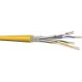 Draka YelloNet 1000 Cat.7 cabo de dados, simplex, 1000 MHz, 4x2xAWG23/1, Cca, bobina de 500 m 60112099