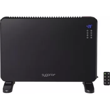 Sygonix SY-6735640 Aquecedor por convecção 2000 W, para espaços até 20 m², Preto