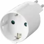 Adaptador de viagem Schuko para Swiss (tipo J para tipo F, 10 A, 250 V, preto) Sygonix SY-6949550