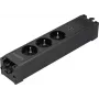 Módulo de tomadas 3 tomadas encastrado sem interruptor, preto Sygonix SY-6872236