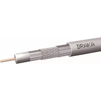 Draka Coax10AD10SAL cabo coaxial 75 Ohm 100m rolo branco PE 60014932