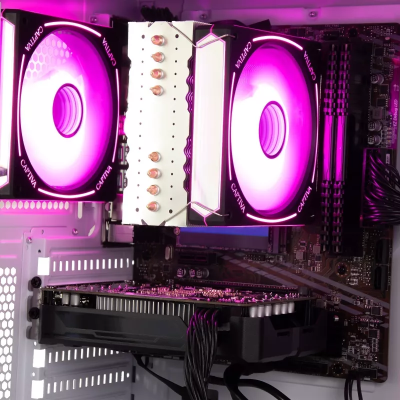Captiva R10-3803 Business Desktop PC - AMD Ryzen 5 3400G, 16GB RAM, 1TB SSD, Wi-Fi, sem sistema operativo