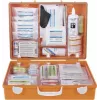 SÖHNGEN MT-CD Kit de primeiros socorros industrial, caixa de plástico laranja com fecho de clique, 400 x 150 mm 0360106