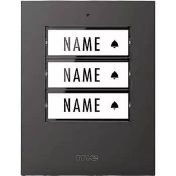 M-E Modern-Electronics 41307 Emissor de campainha sem fios iluminado com porta-nome