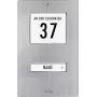 M-E MODERN-ELECTRONICS KT 1-EG Placa de campainha, aço inoxidável, 1 botão, IP44, LED branco
