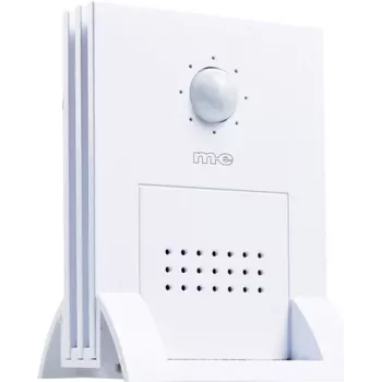 m-e modern-electronics DGF-300 Gong com sensor de movimento branco com sensor PIR 41058